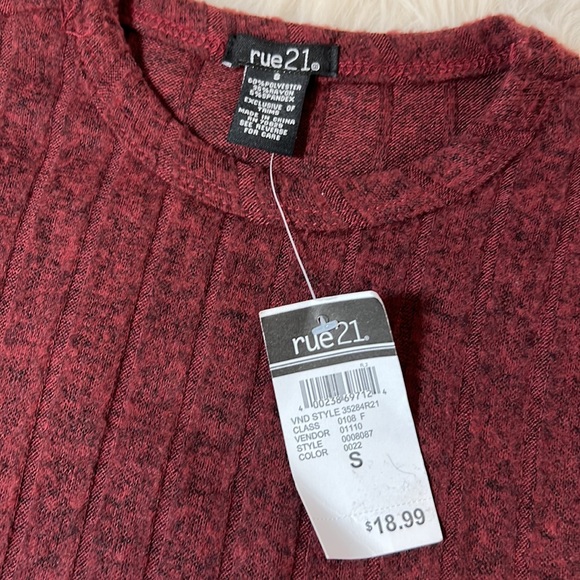 Rue 21 Maroon Sweater Dress - Picture 7 of 9
